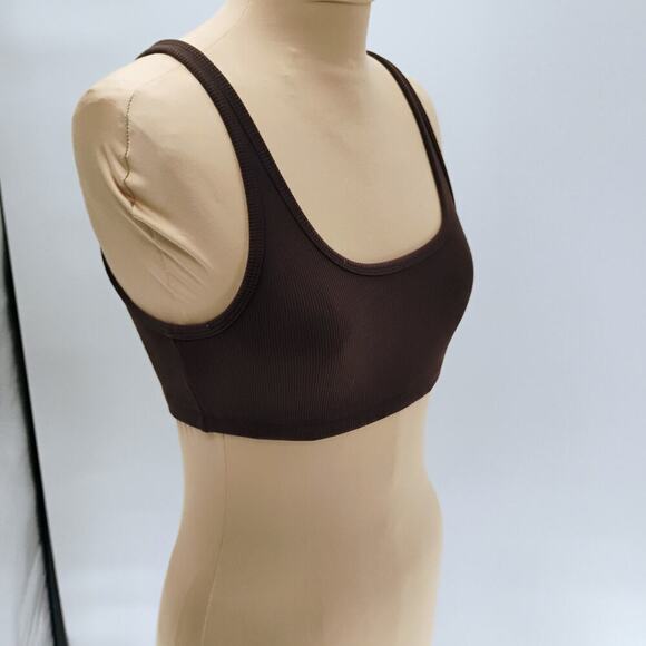 TNA brown sleevless tank cropped womens Size: M - Picture 11 of 15